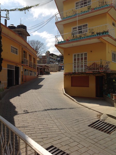 Fachada del Hotel San Pedro Juquila