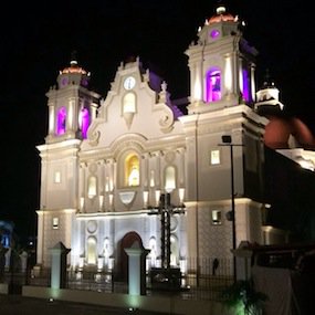 Fachada del Hotel San Pedro Juquila